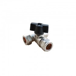 Oracstar 15mm Chrome Isolating Tee Valve