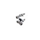 Oracstar Chrome Plated Filling Loops Tee & DC Valve Plumbing Fitting