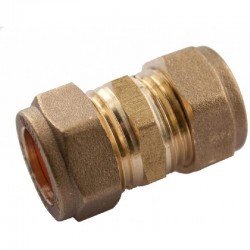 Oracstar 8mm Straight Brass Compression Coupler