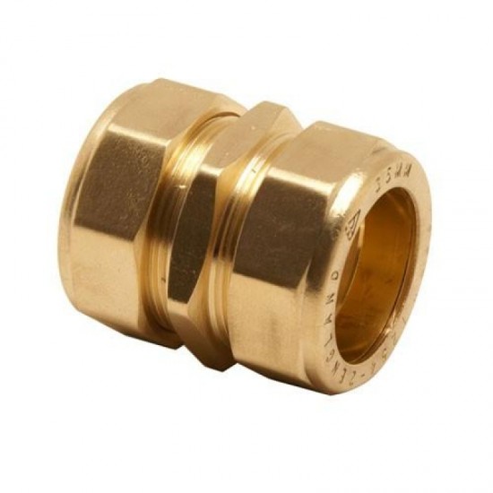 Oracstar 8mm Straight Brass Compression Coupler