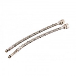 Oracstar 10mm Mononbloc Tap Connector - Chrome Plated For Plumbing