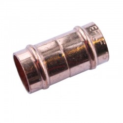 Oracstar 15mm Bronze Straight Coupler Solder Ring Fittings - Pack of 2 For Plumbing