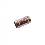 Oracstar 22mm Bronze Straight Coupler Solder Ring Fittings - Pack of 2 For Plumbing