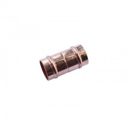 Oracstar 22mm Bronze Straight Coupler Solder Ring Fittings - Pack of 2 For Plumbing