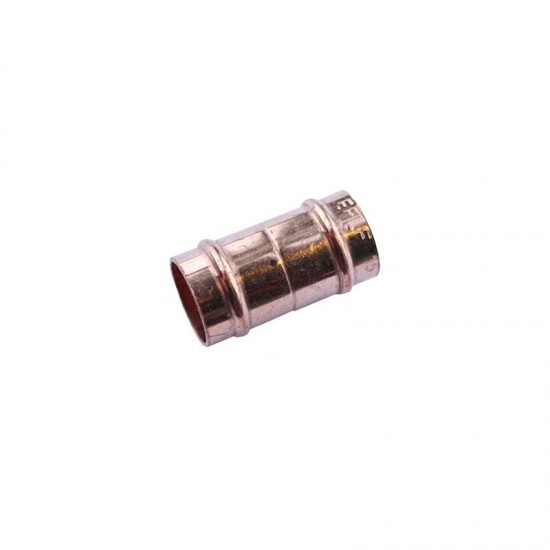 Oracstar 22mm Bronze Straight Coupler Solder Ring Fittings - Pack of 2 For Plumbing