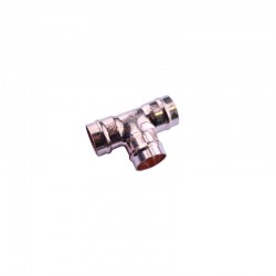 Oracstar 22mm Bronze Equal Tee Solder Ring Fitting For Plumbing