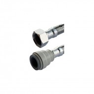 Oracstar Flexible Tap Connector with Push Fit - 15mm x 1/2