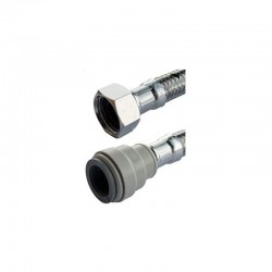 Oracstar Flexible Tap Connector with Push Fit - 15mm x 1/2