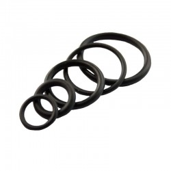 Oracstar Black Assorted O Rings - Pack of 5 For Plumbing - Small