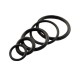 Oracstar Black Assorted O Rings - Pack of 5 For Plumbing - Small