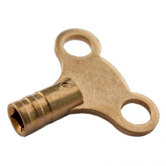 Oracstar Brass Clock Style Radiator Bleed Key