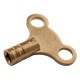 Oracstar Brass Clock Style Radiator Bleed Key
