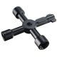 Oracstar Black 4 Way Multi-Purpose Key
