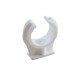 Oracstar 22mm White Pipe Clips - Pack of 6 For Plumbing