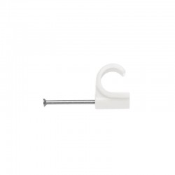 Oracstar 22mm Nail In Pipe Clips - Pack of 10 For Plumbing