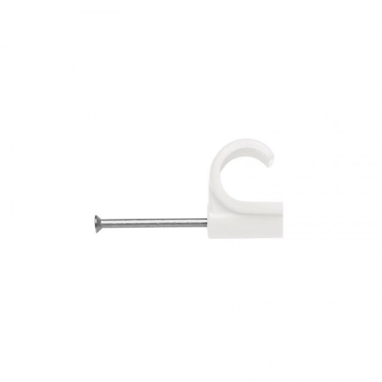 Oracstar 22mm Nail In Pipe Clips - Pack of 10 For Plumbing