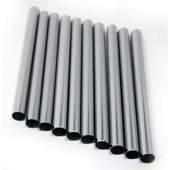 Oracstar 202 x 15mm Chrome Pipe Covers - Pack of 10 For Plumbing