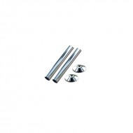Oracstar 15mm Chrome Pipe Covers & Collars For Plumbing