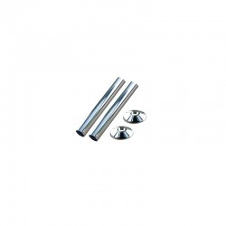 Oracstar 15mm Chrome Pipe Covers & Collars For Plumbing