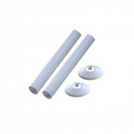 Oracstar 15mm White Pipe Covers & Collars For Plumbing