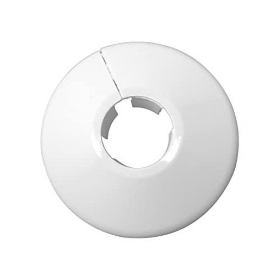 Oracstar 22mm White Pipe Collars - Pack of 5 For Plumbing
