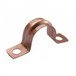 Oracstar 15mm Saddle Pipe Clips - Pack of 8 For Plumbing