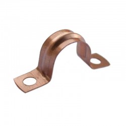 Oracstar 15mm Saddle Pipe Clips - Pack of 8 For Plumbing