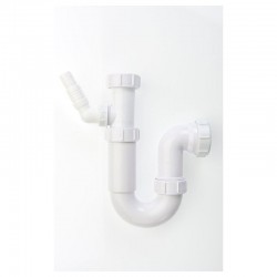 Oracstar MaKe 40mm x 75mm Washing Machine Trap - Seal 1 Spigot