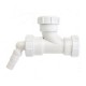 Oracstar MaKe Washing Machine Outlet Tee - 40mm Size