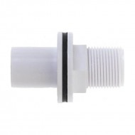 Oracstar MaKe Overflow Straight Tank Connector - 22mm Plumbing Fitting