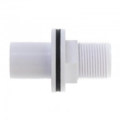 Oracstar MaKe Overflow Straight Tank Connector - 22mm Plumbing Fitting