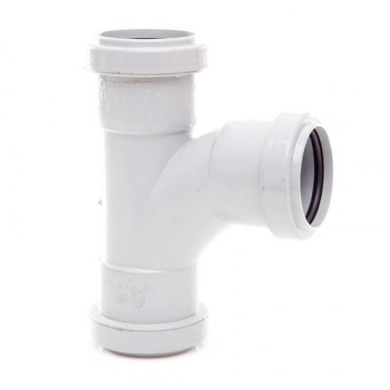 Oracstar MaKe 40mm Push Fit Swept Tee Plumbing Fitting