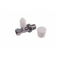 COMAP 03015 15mm Chrome Straight Radiator Valve