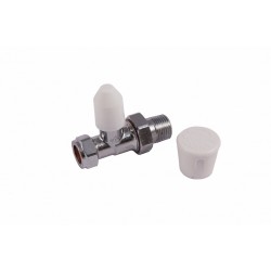 COMAP 03015 15mm Chrome Straight Radiator Valve