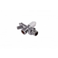 COMAP 02006 15mm Chrome Drain Off Angled Radiator Valve