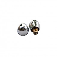 Oracstar Chrome Plated Metal Tap Tops - 1/2