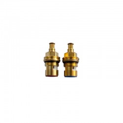 Oracstar Brass Threaded Tap Gland Pair - 10.5mm Spline