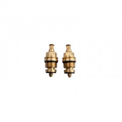Oracstar Brass Threaded Tap Gland Pair - 8mm Spline