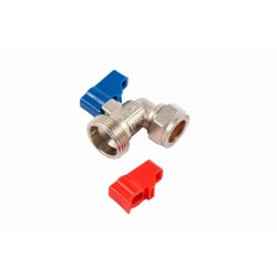 COMAP 27903 Washing Machine Taps Angled