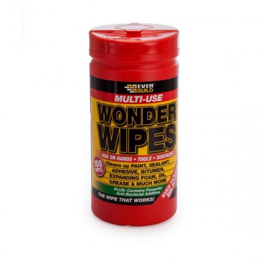 Everbuild Multi Use Wonder Wipes (Tub of 100)