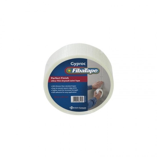 Gyproc FibaTape Perfect Finish - White - 90m x 48mm