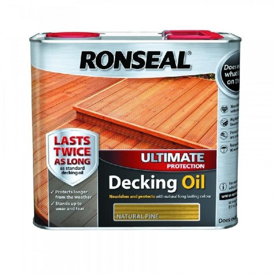 Ronseal Ultimate Decking Oil - Natural - 2.5L