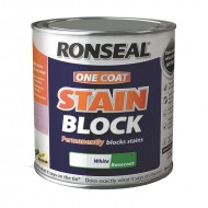 Ronseal One Coat Stain Block - White - 750ml