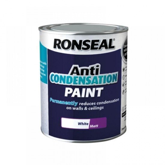 Ronseal Anti Condensation Paint - Matt White - 2.5L