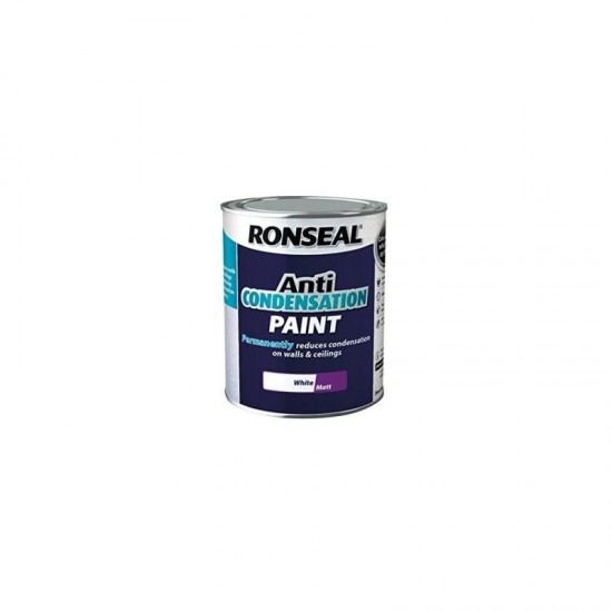 Ronseal Anti Condensation Paint - Matt White - 750ml
