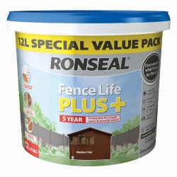 Ronseal Fence Life Plus - Medium Oak - 5L