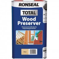 Ronseal Total Wood Preserver - Clear - 5L