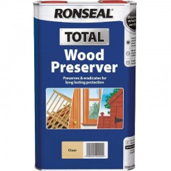 Ronseal Total Wood Preserver - Clear - 5L