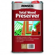 Ronseal Total Wood Preserver - Light Brown - 5L