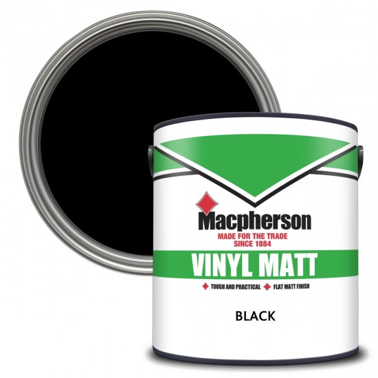 Macpherson Vinyl Matt - Black - 2.5L